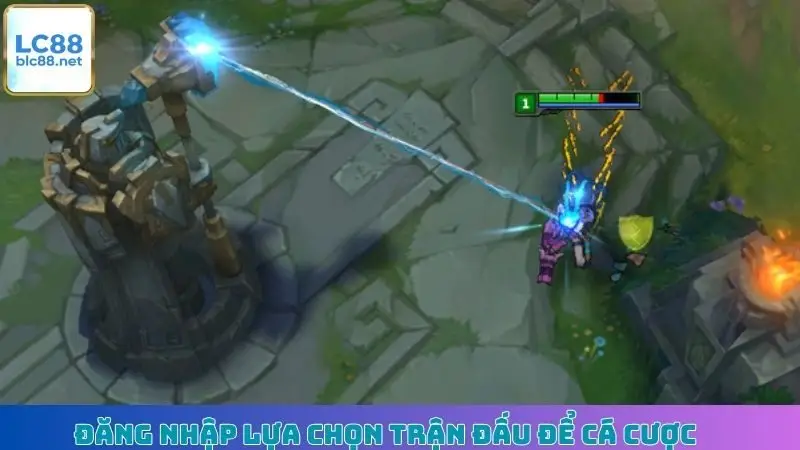 Đăng nhập lựa chọn trận đấu để cá cược